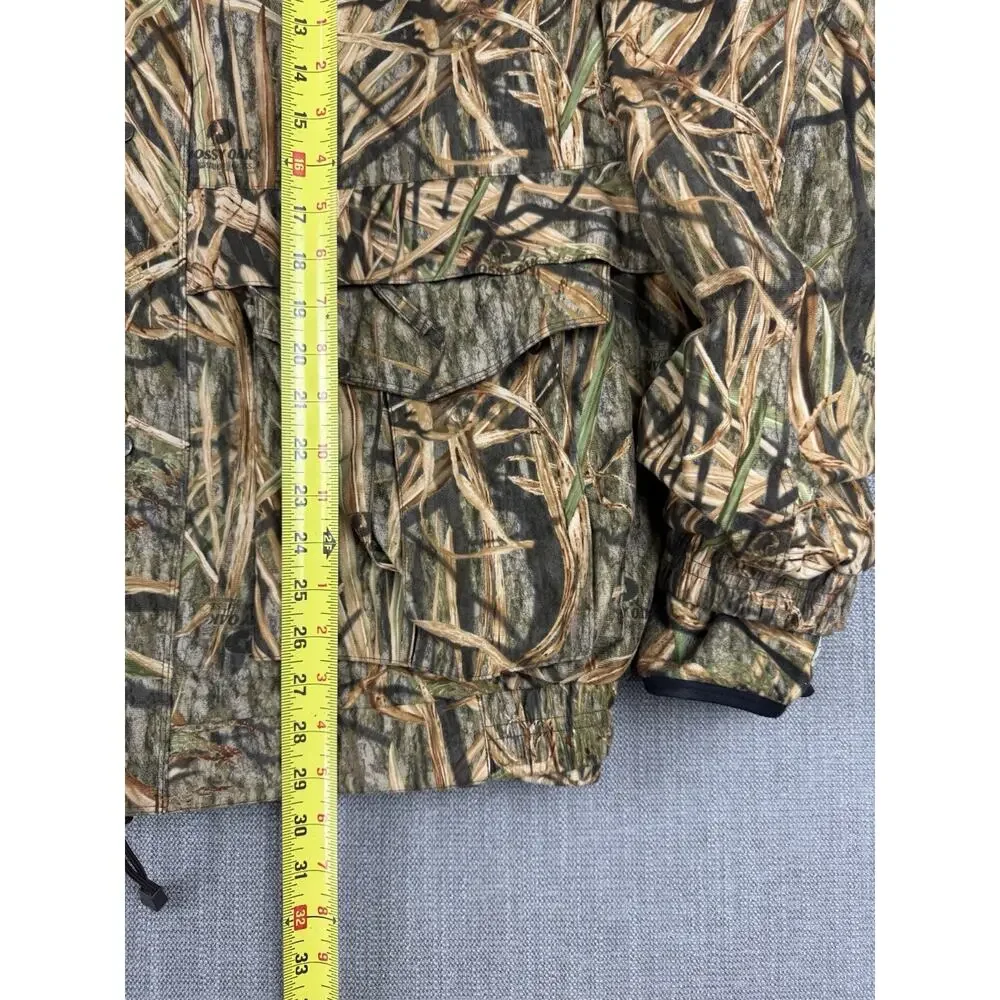 Gamehide Mossy Oak Hush Hide HyperHide 3-in-1 Hunting Jacket Men’s 1X Camo